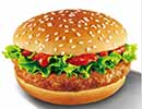KFC菜单图片:香嫩烤肉堡()