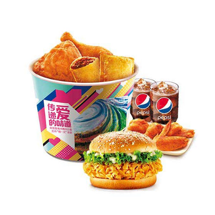 肯德基心意桶,价格66.00元/桶