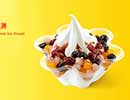 KFC菜单图片:芋缘花淇淋(Taro Balls Floral Ice Cream)