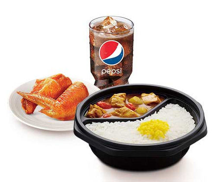 肯德基日式咖喱鸡饭小桶套餐,价格29.00元/份