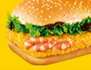 KFC菜单图片:至珍全虾堡(Shrimp Burger)