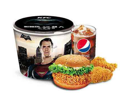 肯德基正义黎明英雄套餐A,价格39.00元/套