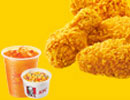 KFC菜单图片:香辣鸡翅套餐(Hot Wing Combo)