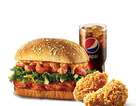 KFC菜单图片:小龙虾堡(卷)单人餐()
