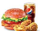 KFC菜单图片:柚香鸡腿堡午餐套餐()