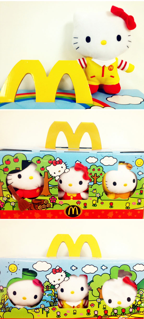 麦当劳Hello Kitty玩具及包装