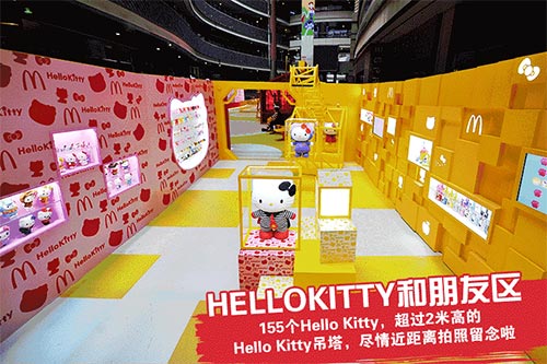 麦当劳奇趣玩具厂HelloKitty和朋友区