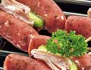 必胜客菜单价格图片:鲍菇串香肠(Sausage & Oyster Mushroom Kebab)