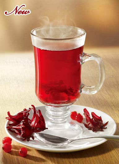 洛神红莓花果茶(热)