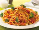 必胜客菜单价格图片:法式红汁鸡柳意面(Spaghetti with Chicken in Red Pepper)
